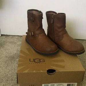 UGG Australia brand toddler girl ankle boots, size: 10
